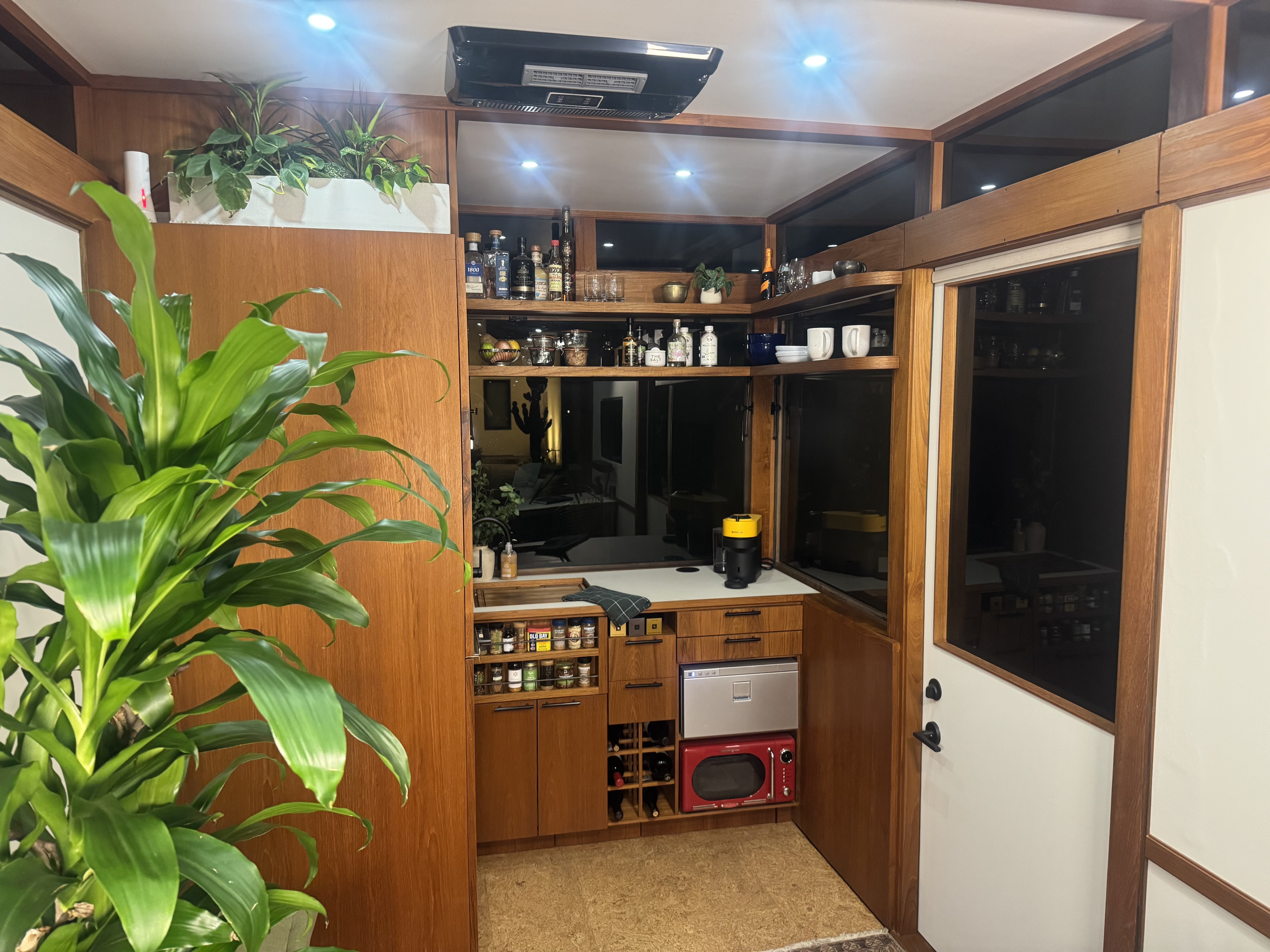 Kitchen at night